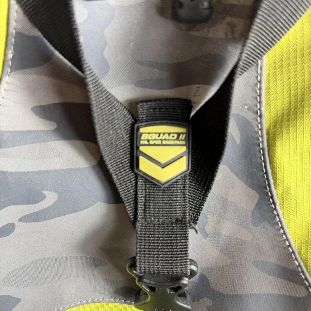 Icon Moto Squad II Mil Spec Padded Motorcycle Backpack Green Black - Picture 7 of 8
